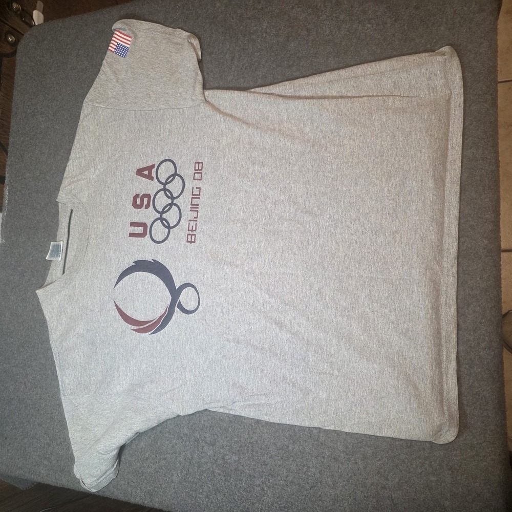 USA Beijing 2008 Olympics shirt  Large L2